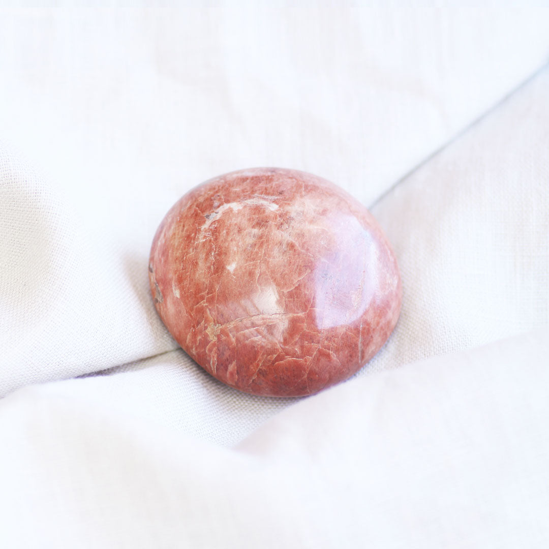 Peach Moonstone Palmstone III — The Hidden Way